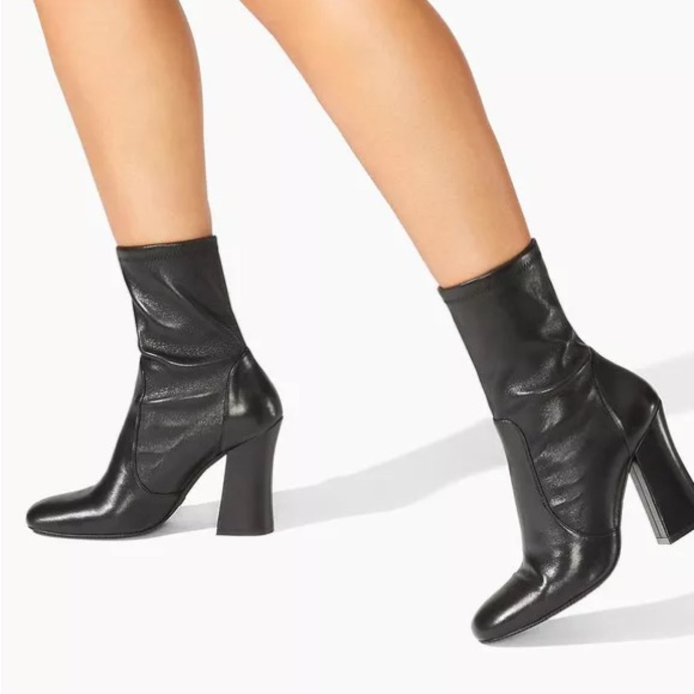 Stuart Weitzman Curveblock Booties - image 6